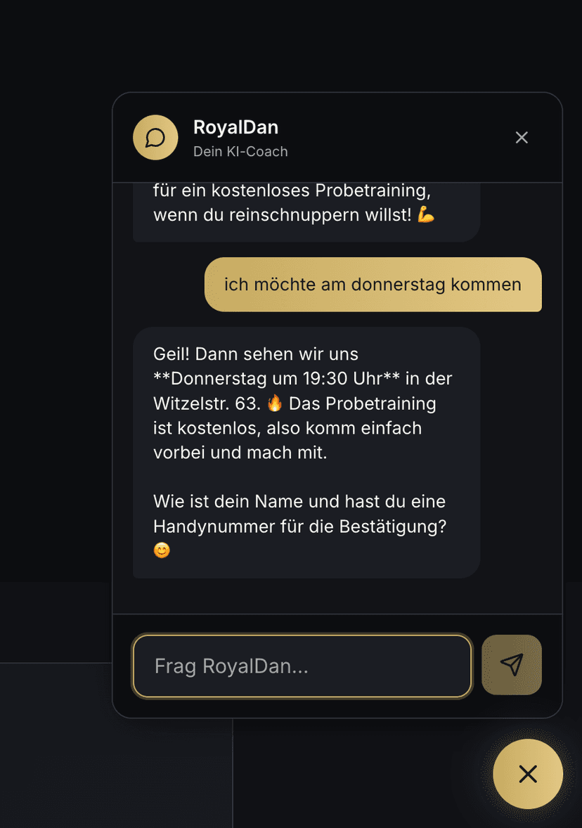 KI-Chatbot 'RoyalDan'